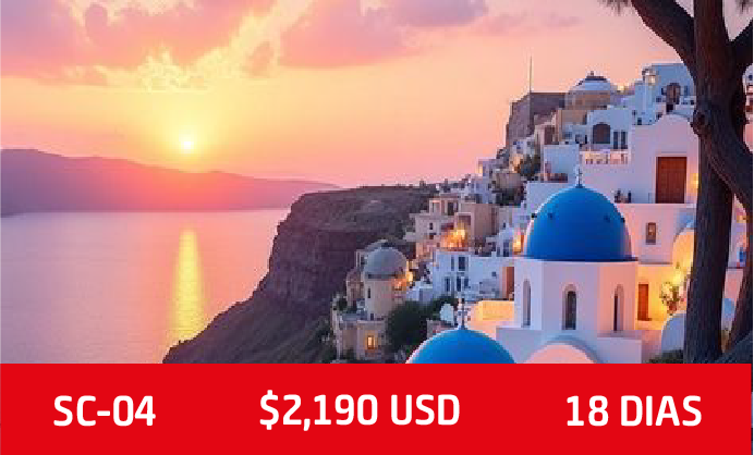 TURQUÍA, GRECIA Y TIERRA SANTA CON CRUCERO POR ISLAS GRIEGAS