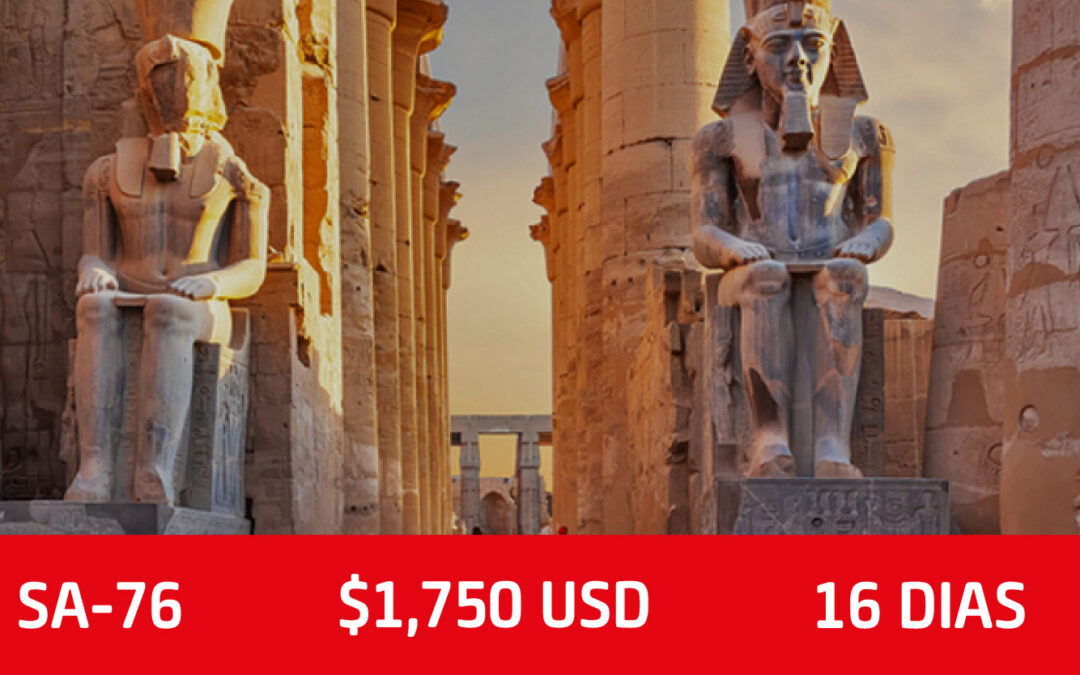 Egipto, Dubái y Jordania
