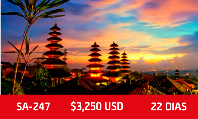 Dubái, Tailandia, Indonesia e India